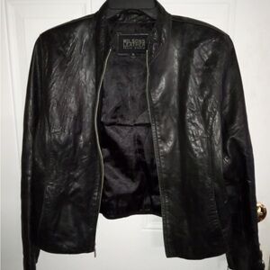 Wilsons Leather Women's Black Leather Jacket